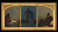 Angelo Morbelli, Sogno e realtà  (Trittico della vita),1905 LOW