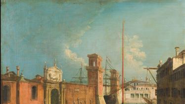 Albotto Francesco, Veduta del campo e delle porte dell'Arsenale Albotto Francesco, Veduta del campo e delle porte dell'Arsenale