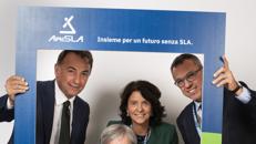 Decennale AriSLA Presidente Melazzini e Soci Fondatori Mauro Pasinelli Fosti (1)