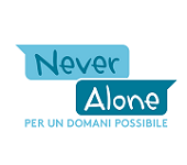 never alone quadrato