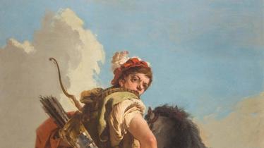 Tiepolo Giovanni Battista, Cacciatore a cavallo