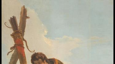 Tiepolo Giovanni Battista, Cacciatore con cervo Tiepolo Giovanni Battista, Cacciatore con cervo