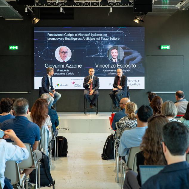 AI nel terzo settore da oggi grazie a Cariplo e Microsoft